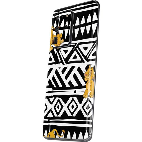 Disney The Lion King Simba Tribal Print Galaxy S20 Ultra 5G Skin